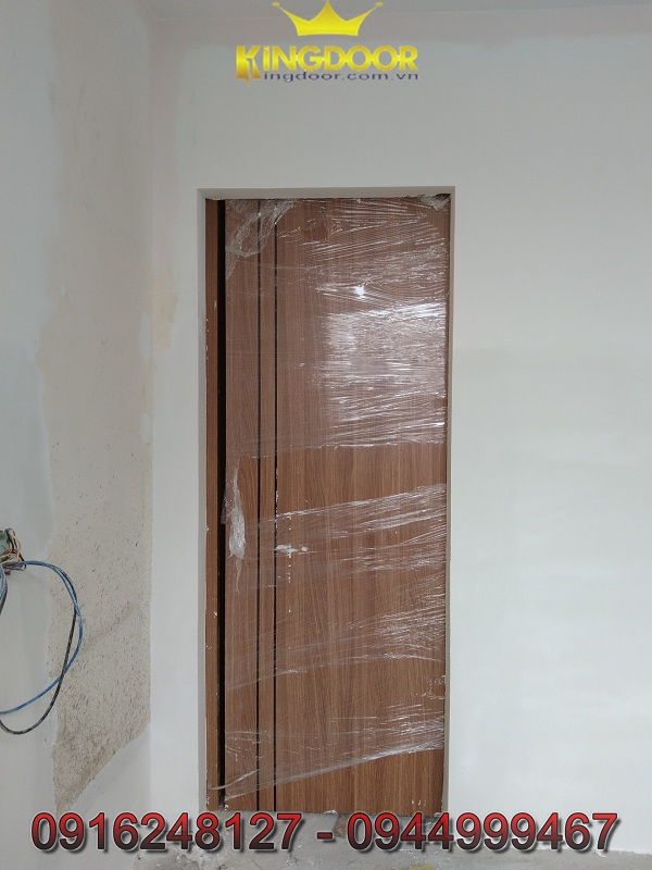 Cửa gỗ công nghiệp MDF Melamine chạy chỉ sơn