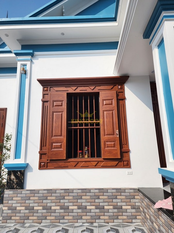 Các loại cửa sổ thép vân gỗ tại Cam Ranh